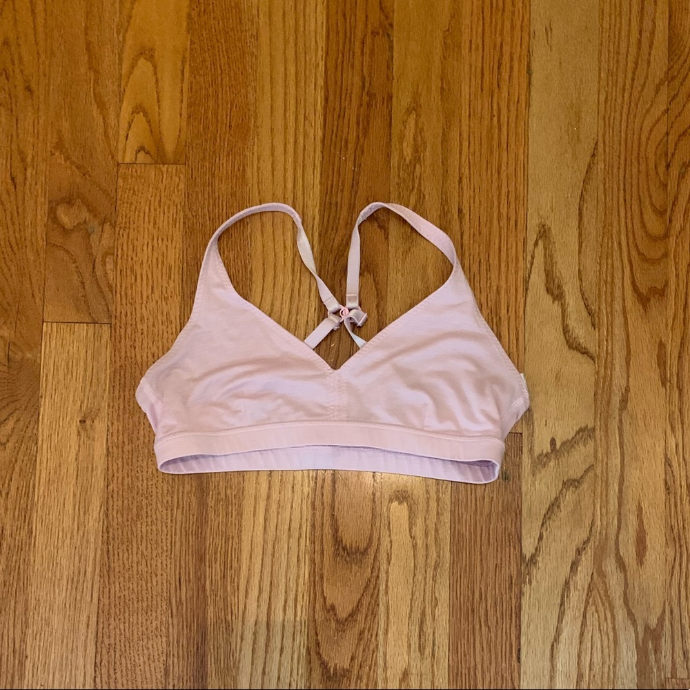 Light Pink Sports Clip Bra
